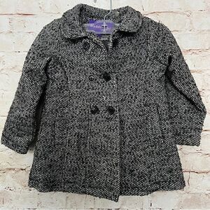 Steve Madden girl kids tweed pea coat